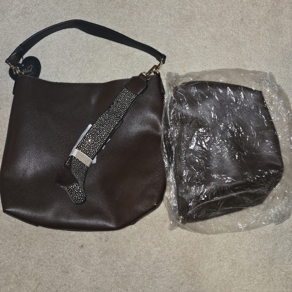 Imotion Faux Leather Reversible Bag-in-bag NEW - Picture 7 of 16